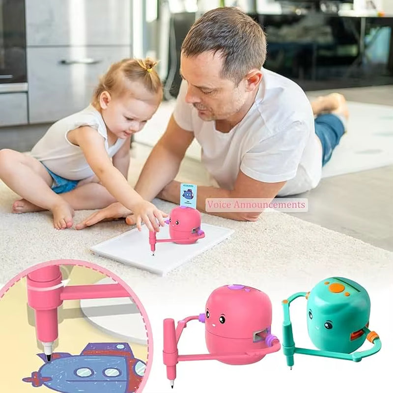 Children'S Games Art for Kids Drawing Robot Voice Interaction, 100 Cards , Kids Educational Toys Enlightenment Kids Toys