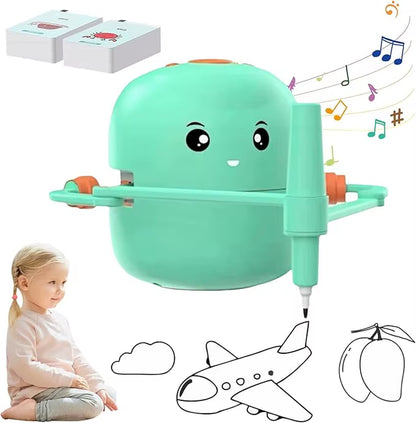 Children'S Games Art for Kids Drawing Robot Voice Interaction, 100 Cards , Kids Educational Toys Enlightenment Kids Toys